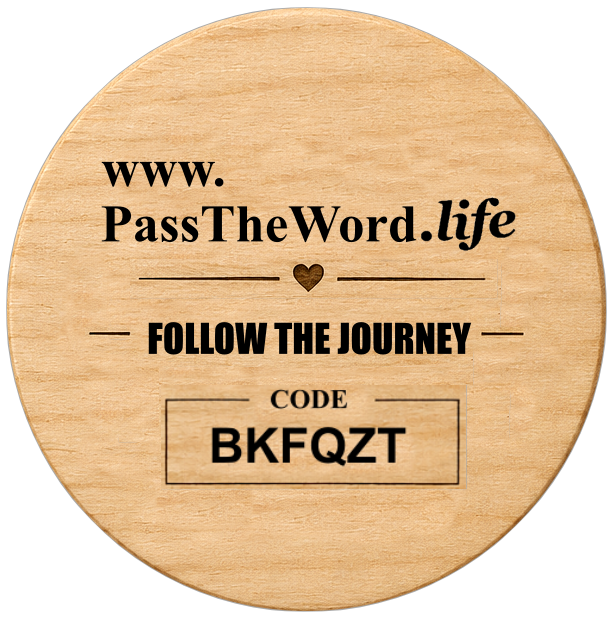 PassTheWord.life journey code token back